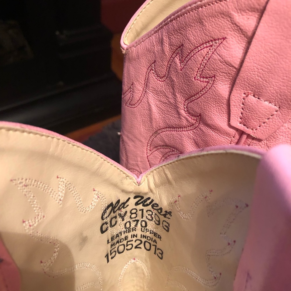 Western style cowboy boots